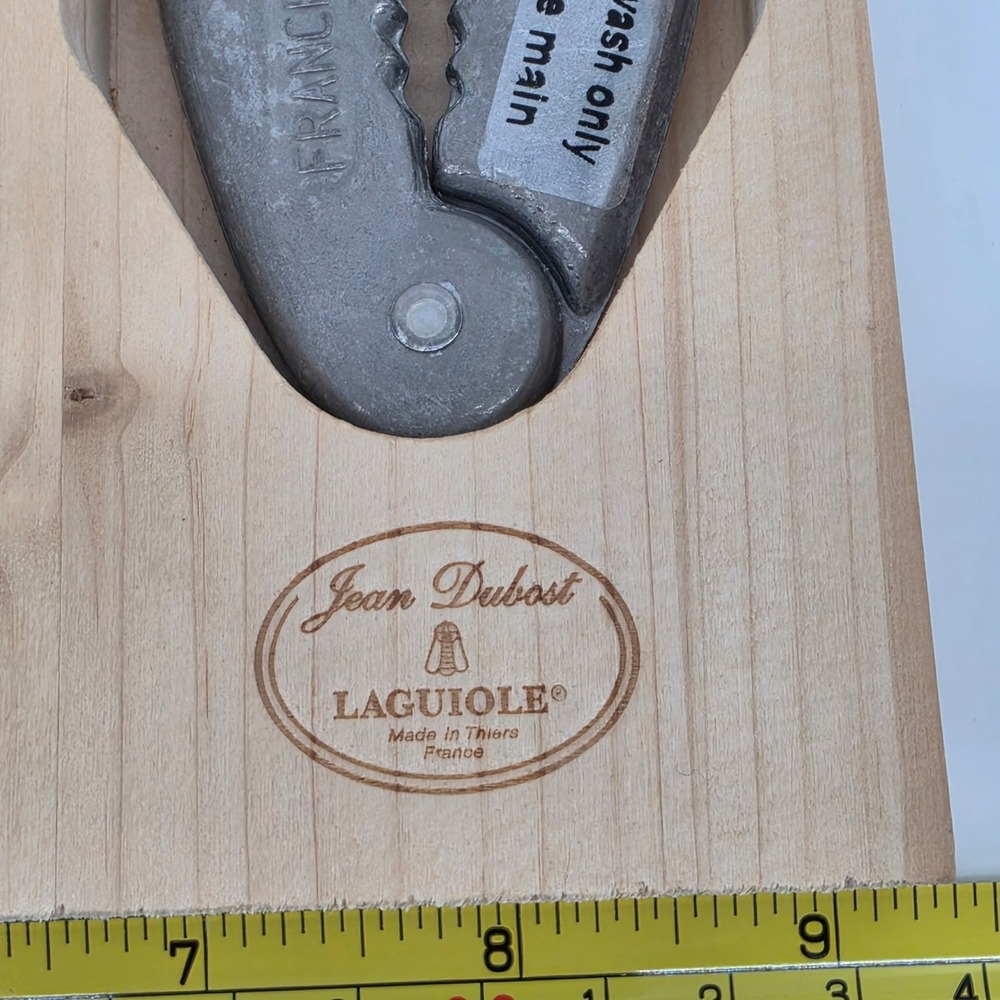 Jean Dubost Laguiole France 6pc Seafood Lobster Crab Tool Set Wood Box - Picture 4 of 5
